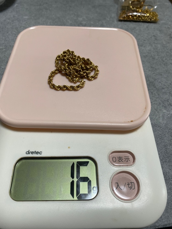 K18 ネックレス　16g（金・貴金属）の商品画像 - 査定依頼日：2026年5月29日 - 最高査定価格：100,000円