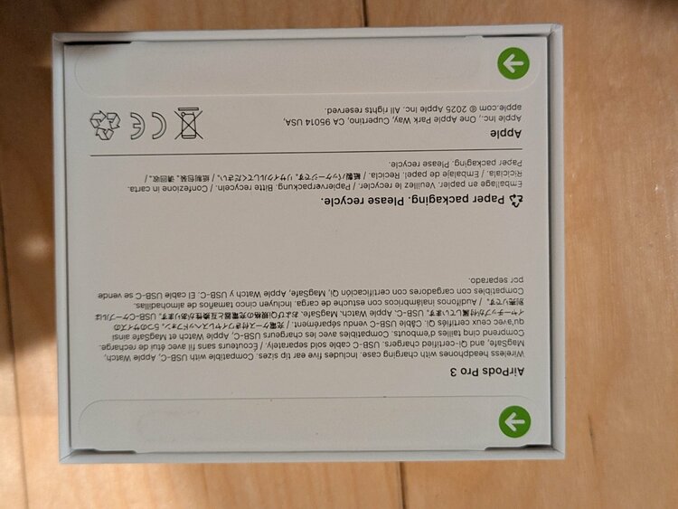 airpods pro 3（オーディオ・スピーカー）の商品画像 - 査定依頼日：2026年3月2日 - 最高査定価格：23,100円