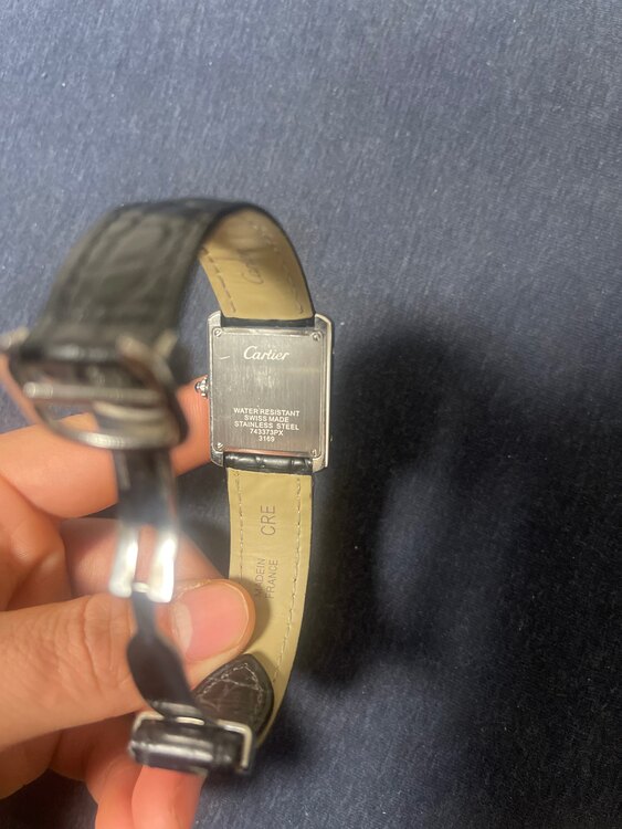 カルティエ マストタンク アクアリーノ文字盤 MM シルバー シルバー レディー（高級時計）の商品画像 - 査定依頼日：2025年2月12日 - 最高査定価格：270,000円