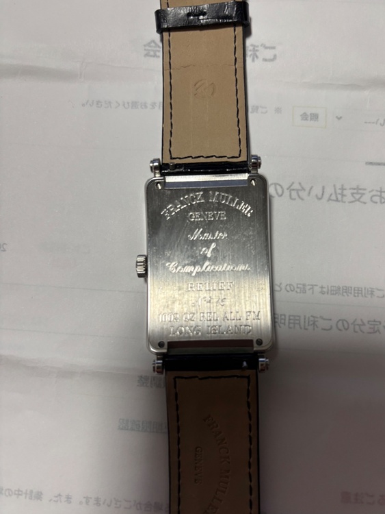 フランクミュラー ロングアイランド 1002 クォーツ ブラック 2025/8こうにゃ（高級時計）の商品画像 - 査定依頼日：2026年2月22日 - 最高査定価格：300,000円