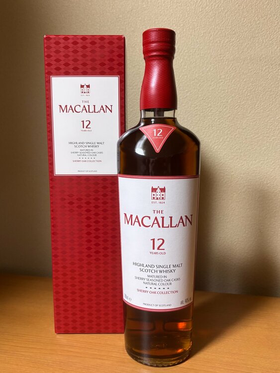 ザ・マッカラン シェリーオーク12年（お酒）の商品画像 - 査定依頼日：2026年9月23日 - 最高査定価格：9,000円
