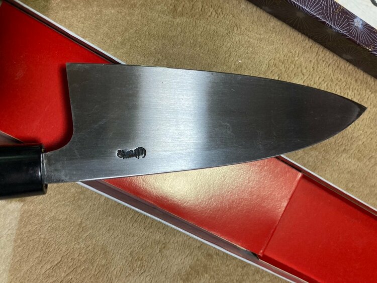 精魂道場の包丁(未使用品)（美術品・骨董品）の商品画像 - 査定依頼日：2025年12月14日 - 最高査定価格：4,000円