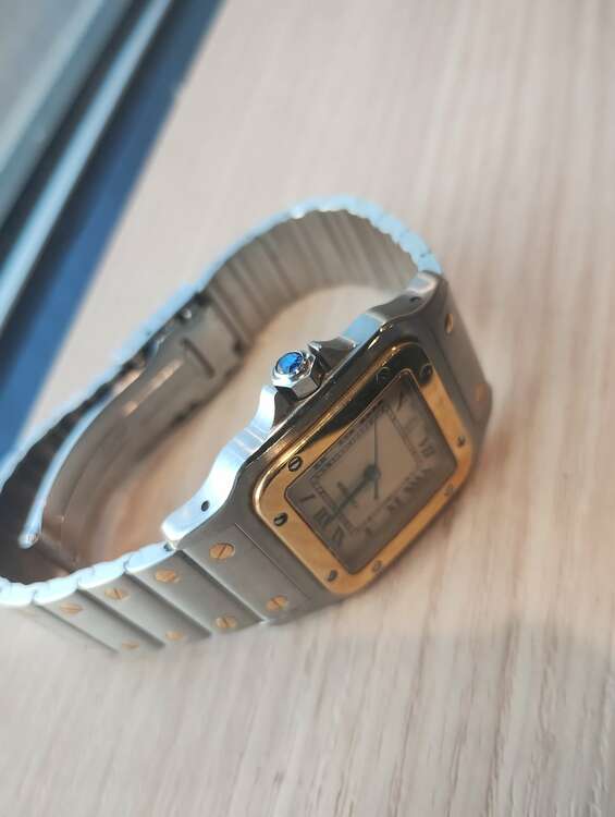 カルティエ サントス  187901（高級時計）の商品画像 - 査定依頼日：2025年3月23日 - 最高査定価格：450,000円