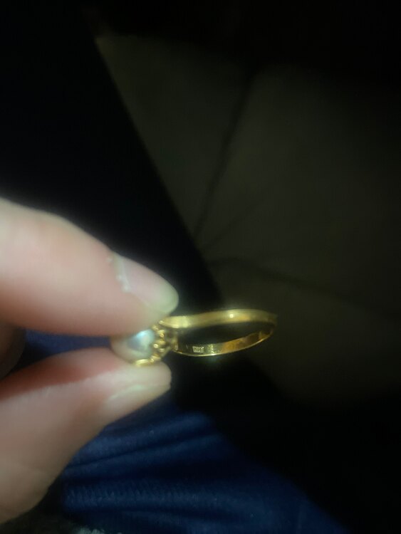 18金パール指輪（金・貴金属）の商品画像 - 査定依頼日：2025年1月24日 - 最高査定価格：50,000円