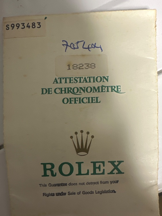ロレックス デイデイト 1823（高級時計）の商品画像 - 査定依頼日：2026年4月6日 - 最高査定価格：3,650,000円
