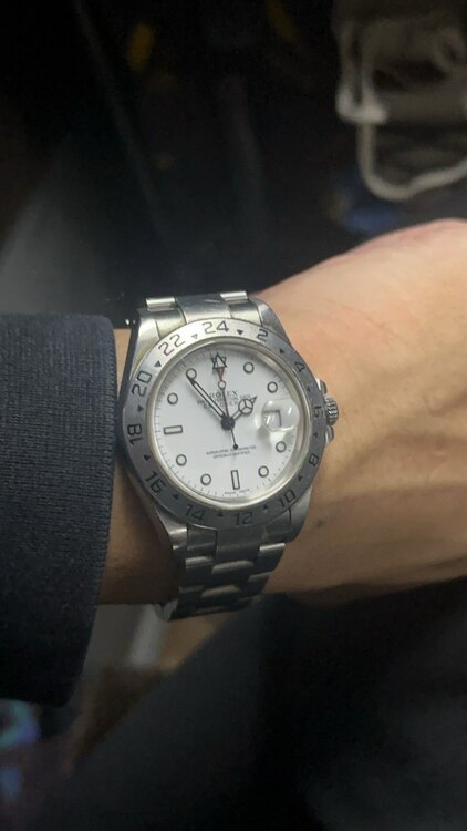 ロレックス エクスプローラー ロレックス エクスプローラーⅡ 16550　ほわい（高級時計）の商品画像 - 査定依頼日：2025年3月19日 - 最高査定価格：1,200,000円