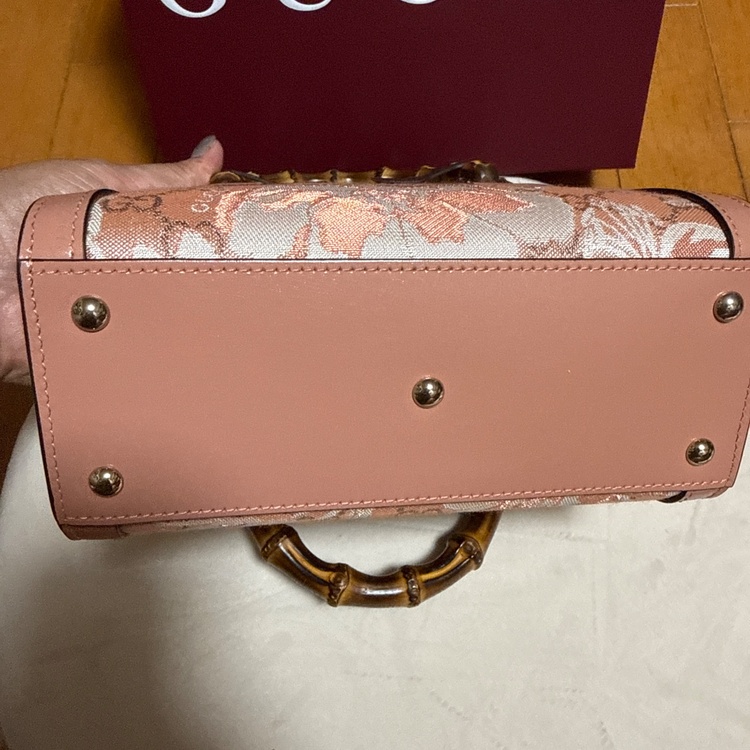 GUCCIバンブー西陣コラボハンドバッグ（ブランドバッグ）の商品画像 - 査定依頼日：2026年9月16日 - 最高査定価格：270,000円