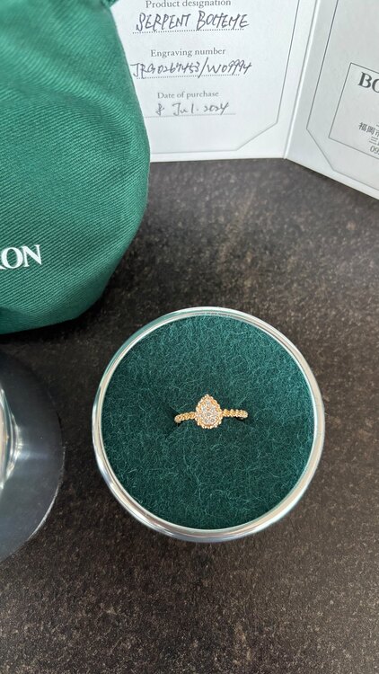 ブシュロン　セルパンボエムスモールPG（宝石）の商品画像 - 査定依頼日：2025年5月29日 - 最高査定価格：265,000円