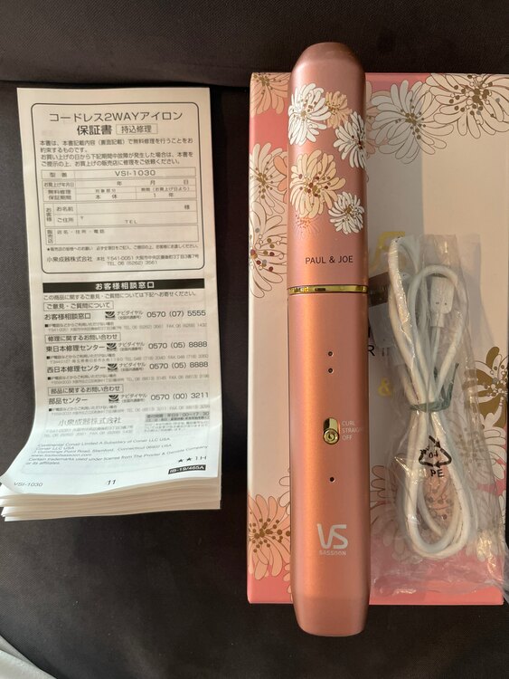 VS SASSOONコードレス２WAYアイロン　VSI-1030（コスメ・美容・健康器具）の商品画像 - 査定依頼日：2025年1月20日 - 最高査定価格：700円