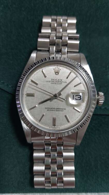 ロレックス デイトジャスト 1603（高級時計）の商品画像 - 査定依頼日：2025年4月29日 - 最高査定価格：600,000円