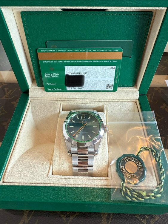 ミルガウス（高級時計）の商品画像 - 査定依頼日：2025年5月13日 - 最高査定価格：1,550,000円