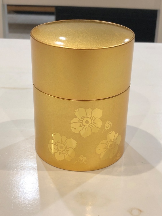 薩摩彫金 茶筒（美術品・骨董品）の商品画像 - 査定依頼日：2026年4月29日
