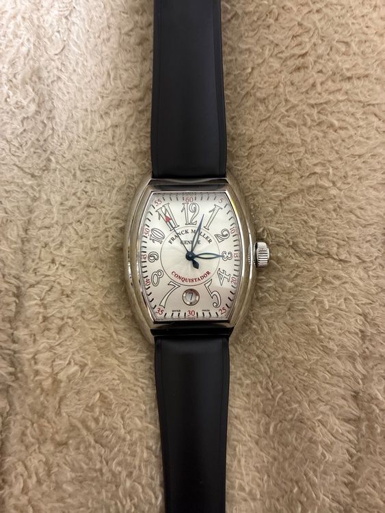 フランクミュラー コンキスタドール 8005 H S（高級時計）の商品画像 - 査定依頼日：2026年1月7日 - 最高査定価格：350,000円