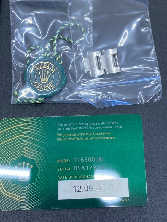 ロレックス デイトナ 116500lm（高級時計）の商品画像 - 査定依頼日：2025年11月16日 - 最高査定価格：4,150,000円