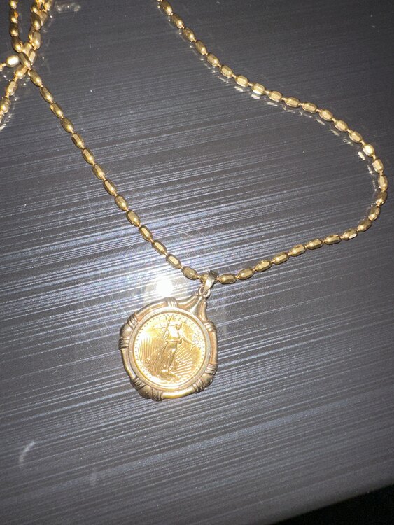 k18 コインネックレス（金・貴金属）の商品画像 - 査定依頼日：2025年3月18日 - 最高査定価格：225,000円