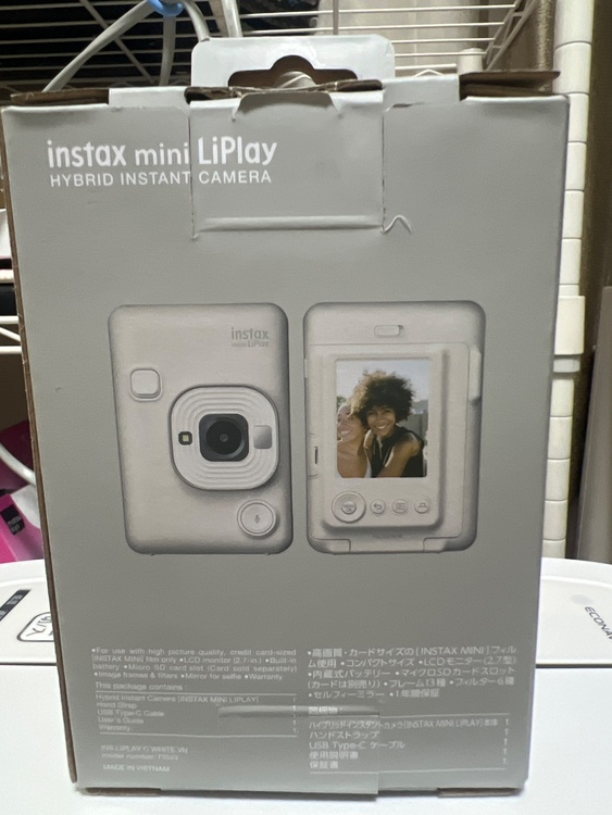 チェキinstax mini LiPlay（カメラ）の商品画像 - 査定依頼日：2026年2月28日 - 最高査定価格：10,000円