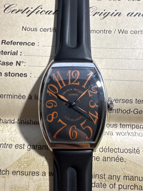 フランクミュラー カサブランカ 6850cas（高級時計）の商品画像 - 査定依頼日：2025年9月1日 - 最高査定価格：315,000円