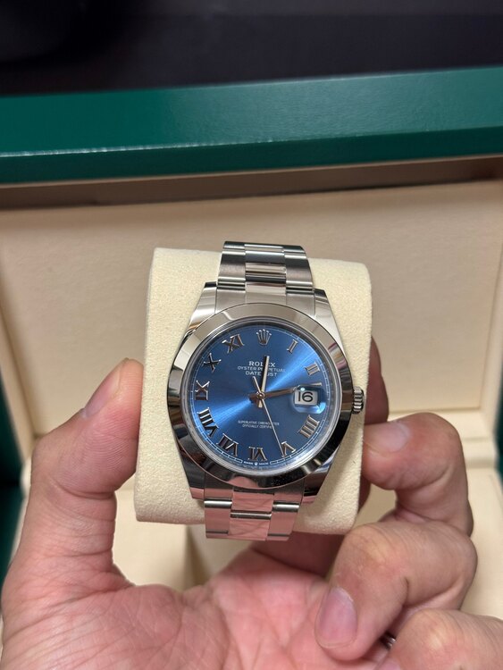 ロレックス デイトジャスト 126300（高級時計）の商品画像 - 査定依頼日：2025年2月16日 - 最高査定価格：1,450,000円