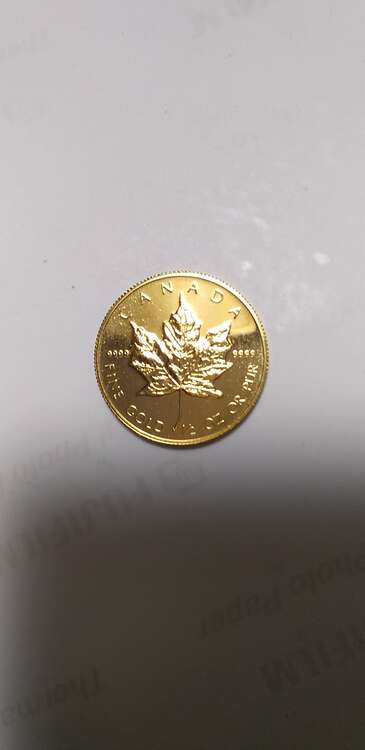メイプルリーフ金貨、1/2オンス（金・貴金属）の商品画像 - 査定依頼日：2025年1月5日 - 最高査定価格：223,000円