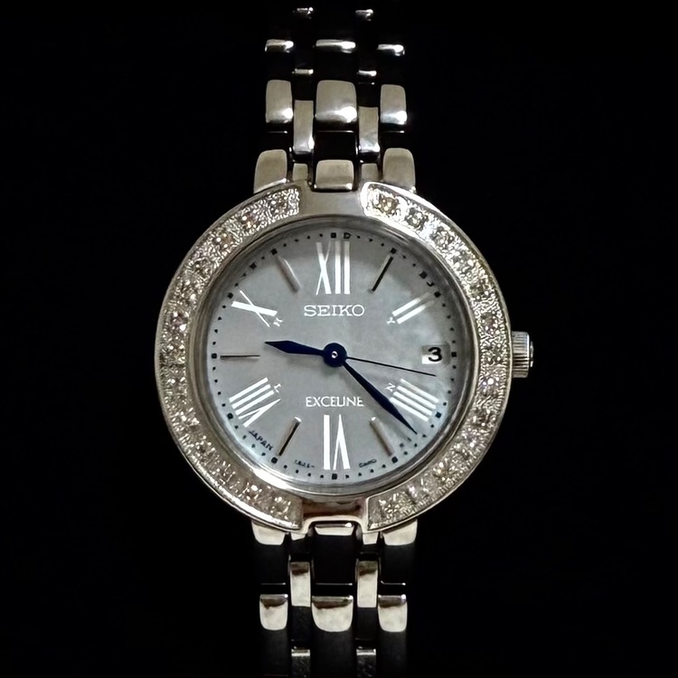 セイコー ドルチェ& エクセリーヌ ダイヤ シェル 腕時計 SWCW007（高級時計）の商品画像 - 査定依頼日：2026年4月5日 - 最高査定価格：15,000円