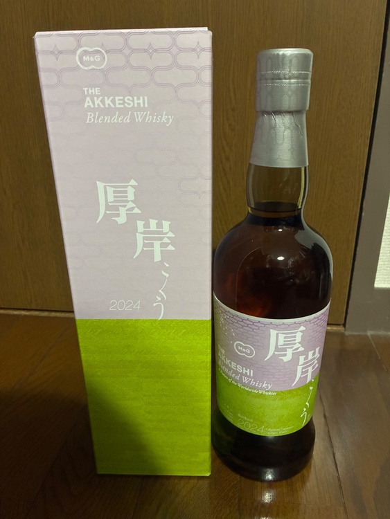 AKKESHI厚岸2024（お酒）の商品画像 - 査定依頼日：2026年4月24日 - 最高査定価格：14,000円