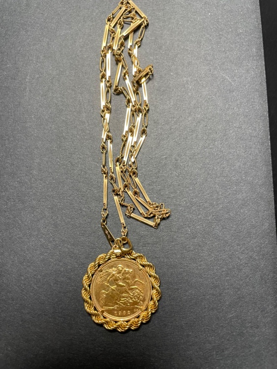 エリザベスコインネックレス（金・貴金属）の商品画像 - 査定依頼日：2026年1月11日 - 最高査定価格：270,000円