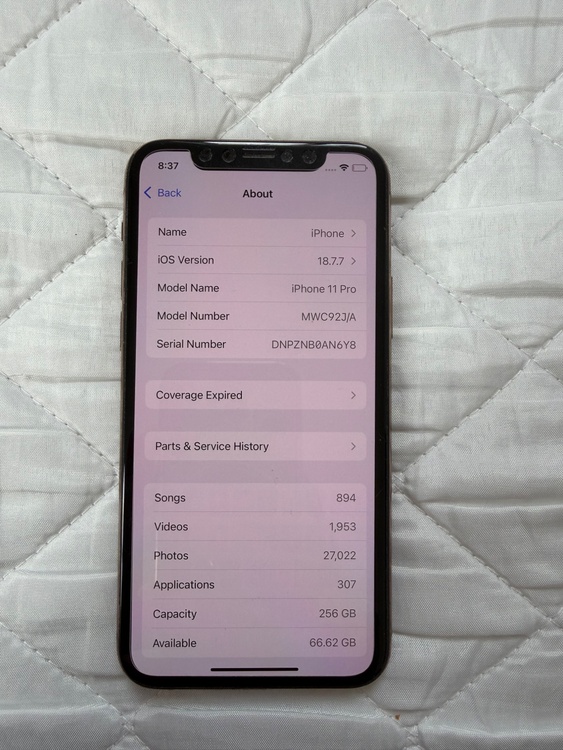 iPhone11pro 256G ピンクSIMフリー（スマホ）の商品画像 - 査定依頼日：2026年4月25日 - 最高査定価格：21,000円