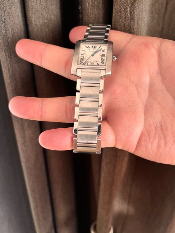 カルティエ タンク w51002q3  ss at  シルバーもじば（高級時計）の商品画像 - 査定依頼日：2025年8月25日 - 最高査定価格：350,000円