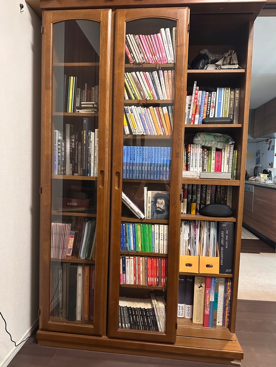 スライド式本棚（家具・寝具）の商品画像 - 査定依頼日：2025年8月22日 - 最高査定価格：5,000円