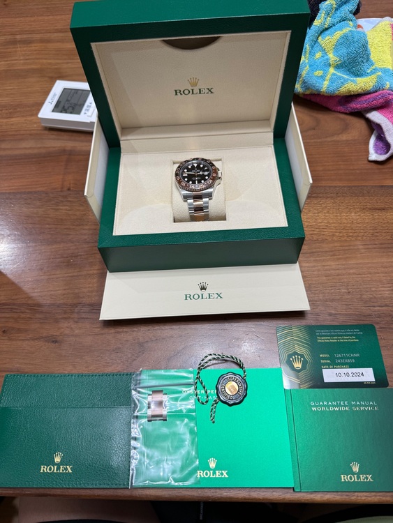 ロレックス GMTマスター 126711CHNr（高級時計）の商品画像 - 査定依頼日：2025年8月22日 - 最高査定価格：2,800,000円