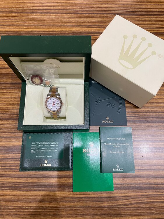 デイトジャスト ターノグラフステンレス×エバーローズゴールド（高級時計）の商品画像 - 査定依頼日：2025年1月6日 - 最高査定価格：1,200,000円