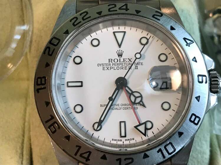 ロレックス エクスプローラー 1657（高級時計）の商品画像 - 査定依頼日：2025年2月22日 - 最高査定価格：1,100,000円