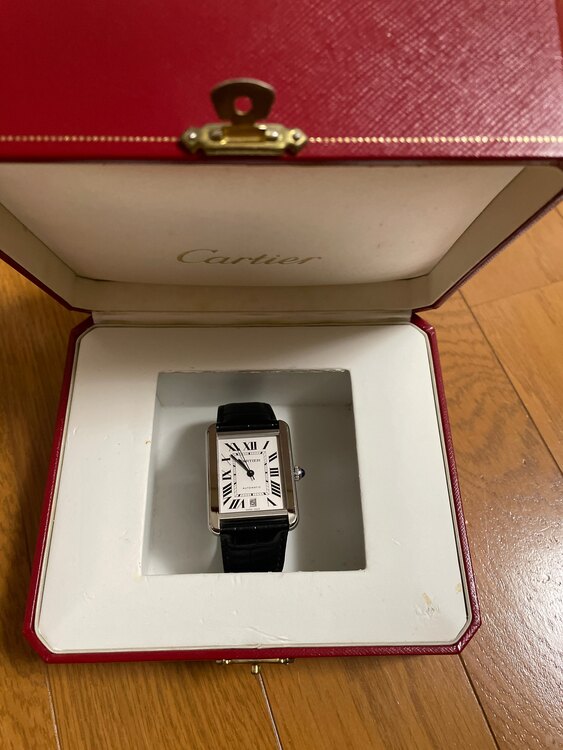 カルティエ タンク 707687t（高級時計）の商品画像 - 査定依頼日：2025年5月2日 - 最高査定価格：340,000円
