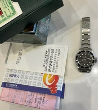 サブマリーナーノンデイト（高級時計）の商品画像 - 査定依頼日：2025年1月21日 - 最高査定価格：1,310,000円