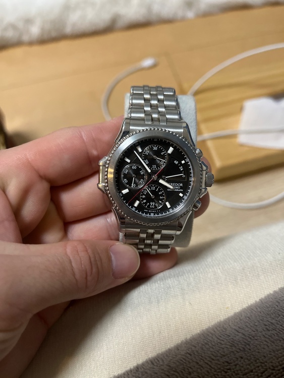 クレドール パシフィーク クロノグラフ（高級時計）の商品画像 - 査定依頼日：2026年4月8日 - 最高査定価格：180,000円