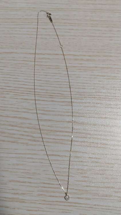 agete k10ダイヤモンドネックレス(着用サイズ鎖骨辺り)（金・貴金属）の商品画像 - 査定依頼日：2025年4月13日 - 最高査定価格：8,000円