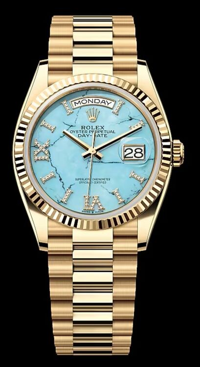 DD36 ターコイズ（高級時計）の商品画像 - 査定依頼日：2025年6月24日 - 最高査定価格：12,000,000円