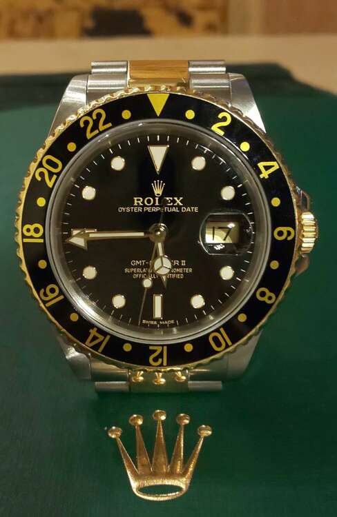 ロレックス GMTマスター 16（高級時計）の商品画像 - 査定依頼日：2025年5月4日 - 最高査定価格：1,560,000円