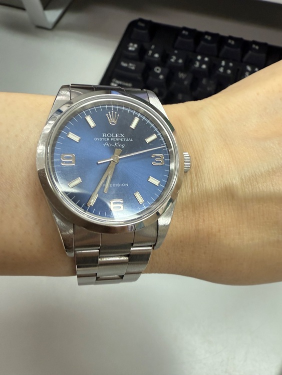 ロレックス エアキング （高級時計）の商品画像 - 査定依頼日：2025年7月24日 - 最高査定価格：555,000円