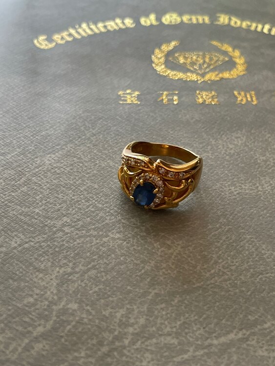 サファイア指輪（金・貴金属）の商品画像 - 査定依頼日：2025年5月16日 - 最高査定価格：180,000円