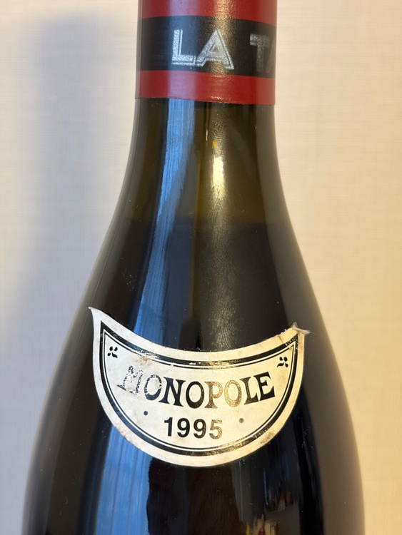 ラ・ターシュ　1995年（お酒）の商品画像 - 査定依頼日：2026年5月16日 - 最高査定価格：500,000円