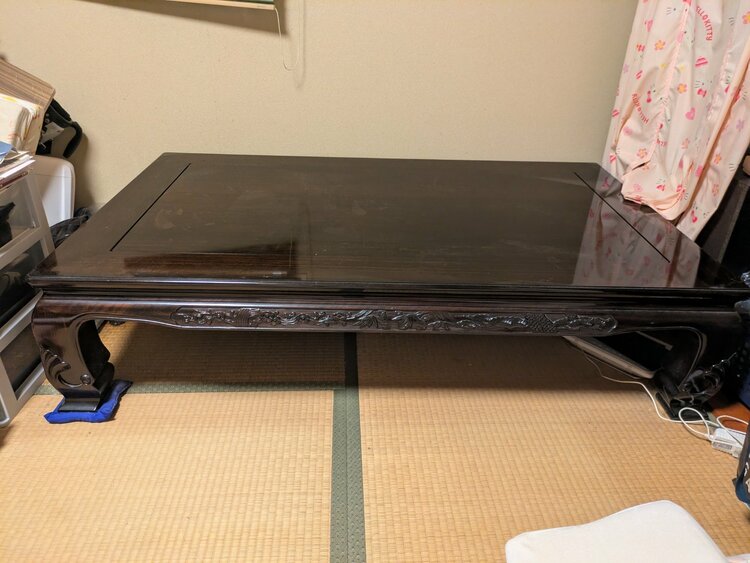 黒檀座卓（美術品・骨董品）の商品画像 - 査定依頼日：2026年7月21日 - 最高査定価格：5,000円