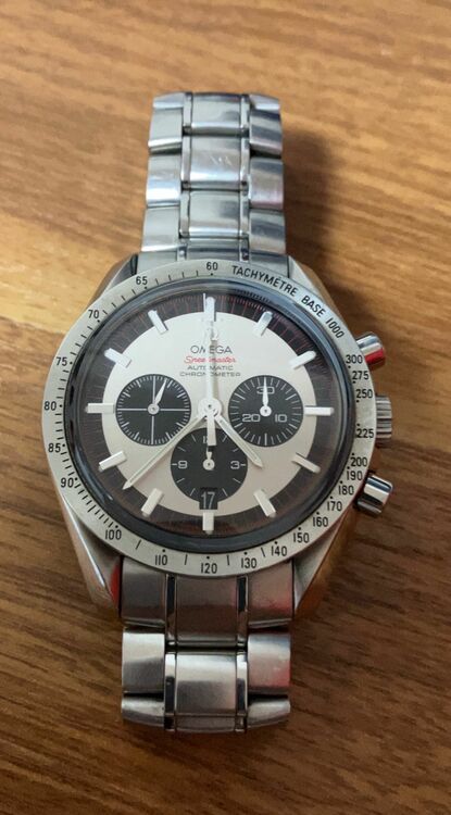 オメガ スピードマスター スピードマスターシューマッハ　The Legend（高級時計）の商品画像 - 査定依頼日：2025年6月13日 - 最高査定価格：850,000円