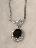 サファイヤ　ダイヤ　ネックレス（宝石）の商品画像 - 査定依頼日：2026年2月9日 - 最高査定価格：150,000円