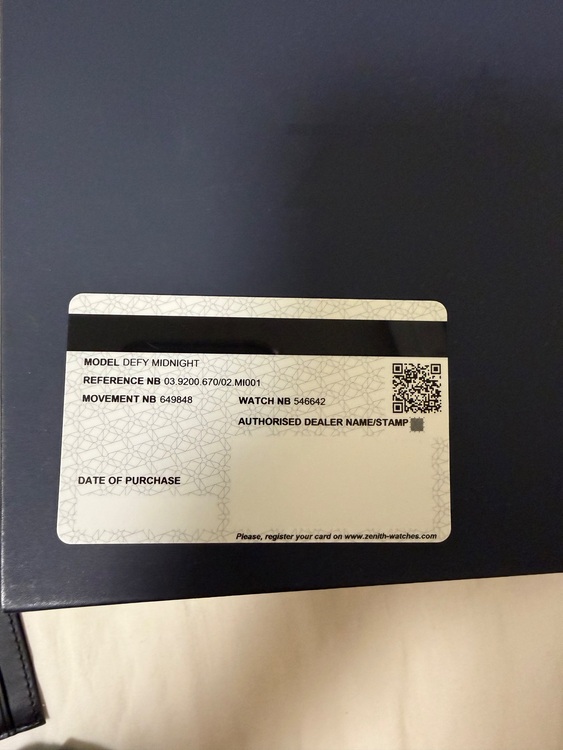 デファイ　ミッドナイト（高級時計）の商品画像 - 査定依頼日：2025年11月2日 - 最高査定価格：750,000円