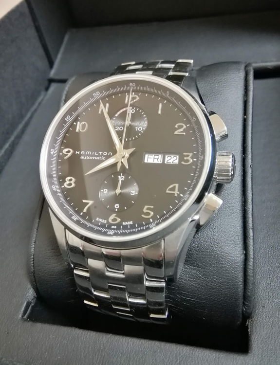 HAMILTON　ジャズマスター　マエストロ　自動巻きクロノグラフ（高級時計）の商品画像 - 査定依頼日：2025年2月23日 - 最高査定価格：42,000円