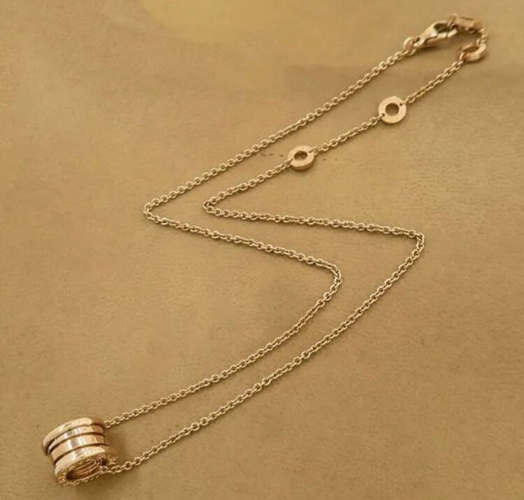 ブルガリ ビーゼロワン ネックレス ピンクゴールド（金・貴金属）の商品画像 - 査定依頼日：2026年4月5日 - 最高査定価格：350,000円