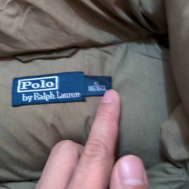 ラルフローレン　ダウンベスト　美品（古着・ファッション）の商品画像 - 査定依頼日：2025年12月23日 - 最高査定価格：1,500円