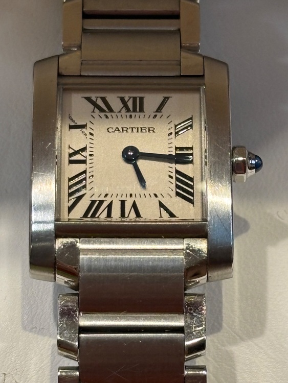 TANK FR PM ACIER Q（高級時計）の商品画像 - 査定依頼日：2025年11月14日 - 最高査定価格：400,000円