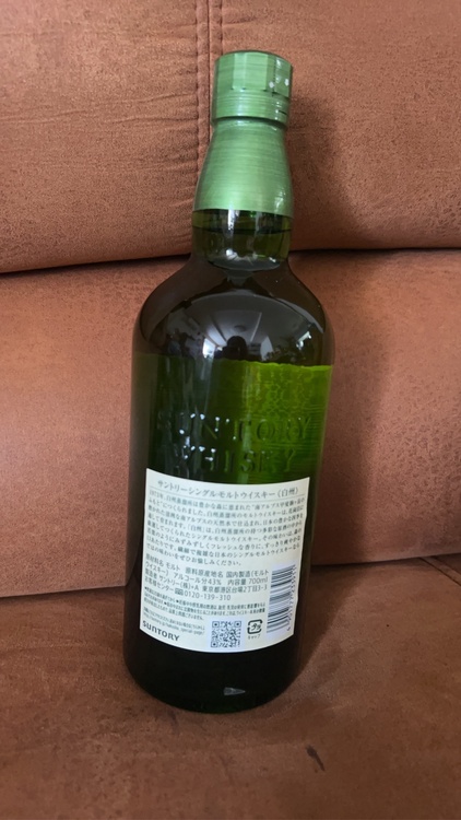 白州（お酒）の商品画像 - 査定依頼日：2026年7月3日 - 最高査定価格：9,600円